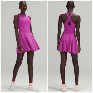 LULULEMON - Court Crush Dress in Vivid Plum. Attached shorts. Size 8